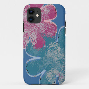 Glass Flowers (pink/teal) Case-Mate iPhone Case