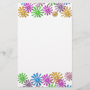 Glass Flowers Stationery