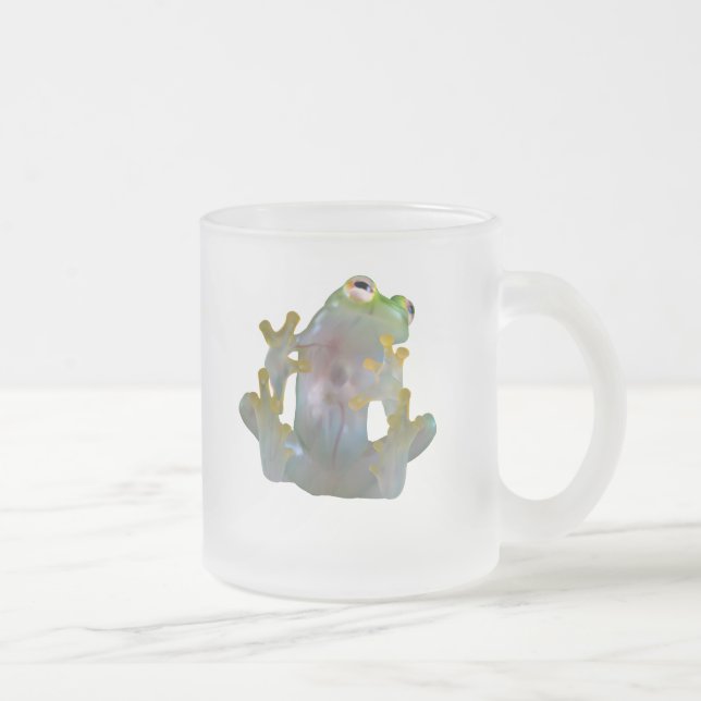 Glass Frog Inside a Frosted Mug (Right)