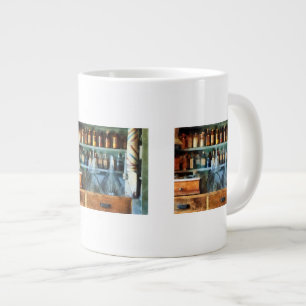 Glass Funnels and Barber Pole Large Coffee Mug