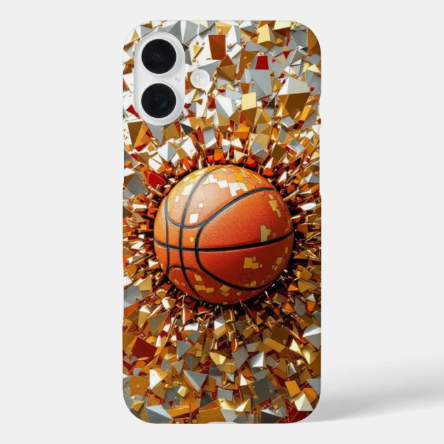 Glass Guard Basketball  Case-Mate iPhone Case (Back)
