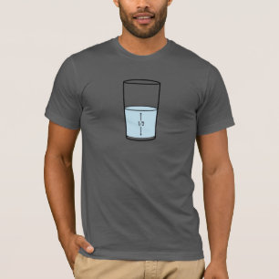 Glass Half Full - optimism T-Shirt