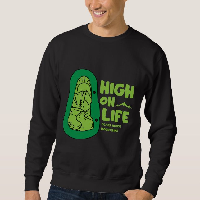 Glass House Mountains Alpinism Australia Sweatshirt (Front)