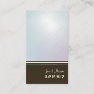 Glass installers, business cards