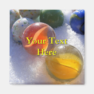 Glass Marbles Magnet