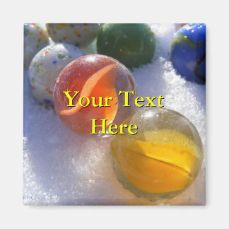 Glass Marbles Magnet