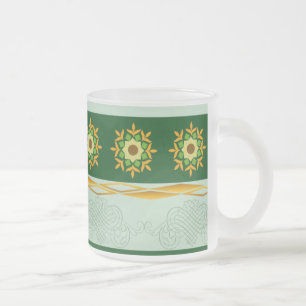 Glass Mug - Green 05
