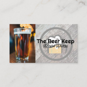 Glass of Beer Beer Garden Business Card