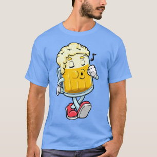 Glass of beer with Foam T-Shirt