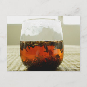Glass of Chinese Tea Postcard
