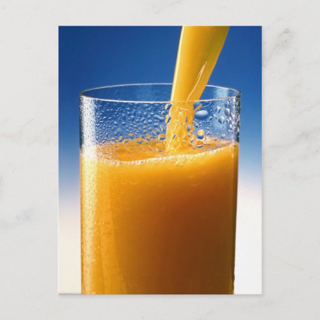 Glass of Juice Postcard (Front)