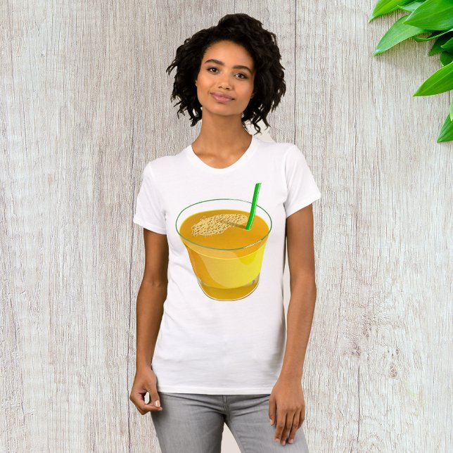 Glass Of Juice Womens T-Shirt (Creator Uploaded)