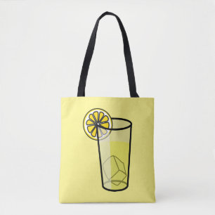 Glass of Lemonade Yellow Tote Bag