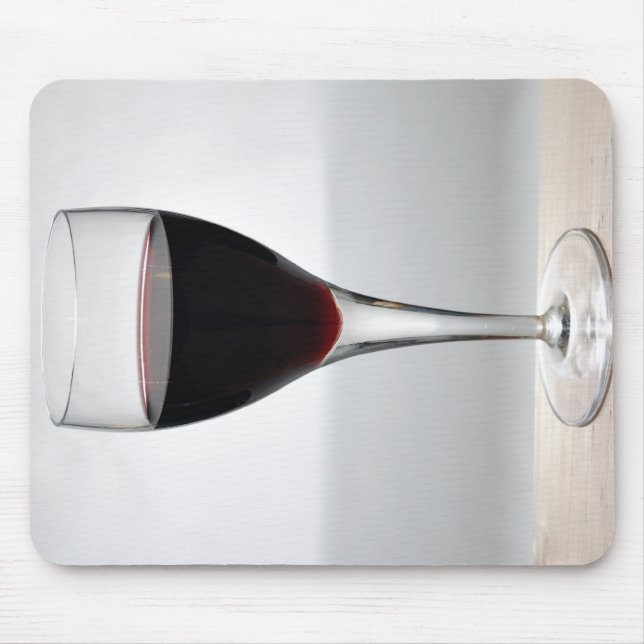 Glass of red wine mouse pad (Front)