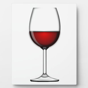 GLASS OF RED WINE PLAQUE