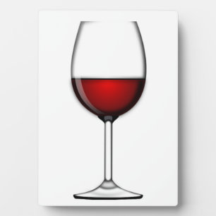 GLASS OF RED WINE PLAQUE