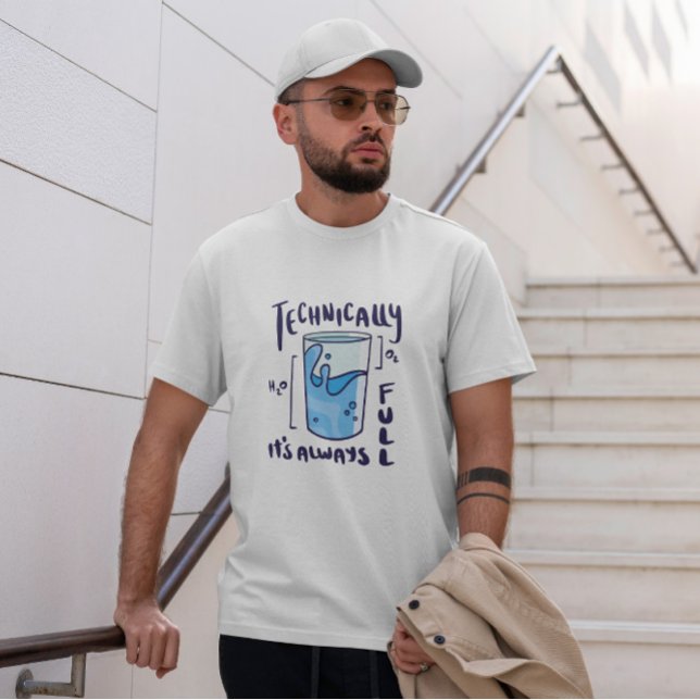 Glass Of Water Funny T-Shirt (Creator Uploaded)