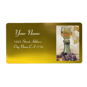 GLASS OF WHITE WINE, OLD GRAPE VINEYARD PARTY