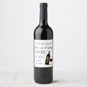 Glass of Wine Label