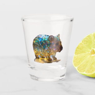 Glass Opalised Australian Wombat,