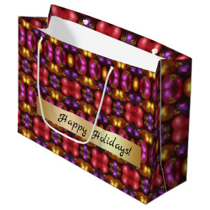 Glass Ornament Pattern Gift Bag
