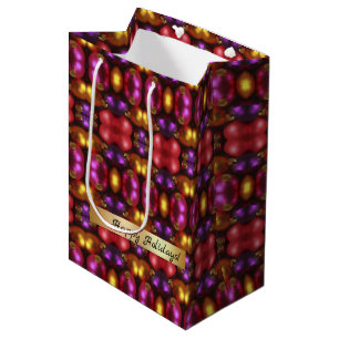 Glass Ornament Pattern Gift Bag