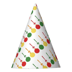 Glass Ornaments Party Hat