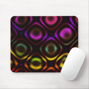 Glass Rainbow Fractal Art Mouse Pad