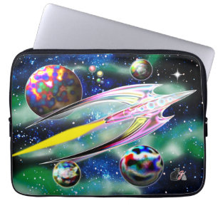 Glass Rocket Laptop Sleeve