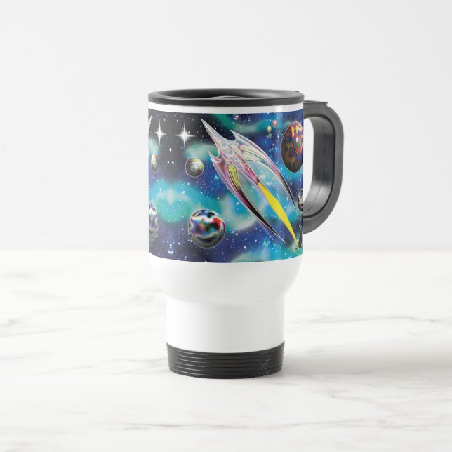 Glass Rocket Travel Mug (Front Right)