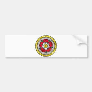 Glass Rose Bumper Sticker