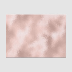 Glass Rose Gold Metallic Thank You Bridal Tissue Paper