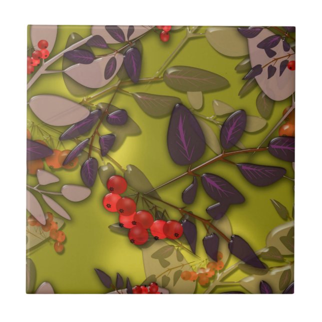 Glass, Rowan, bunch of Rowan Tile (Front)