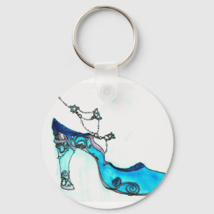 Glass Slipper Key Ring
