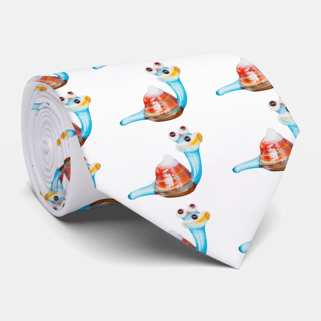 GLASS SNAIL TIE (Rolled)