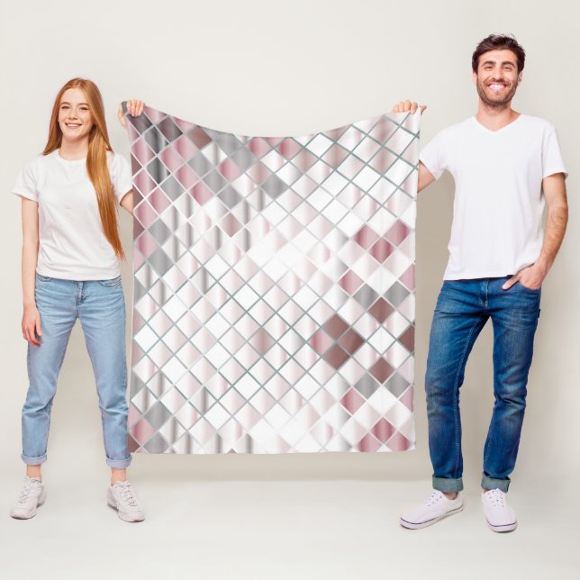 Glass Square Fleece Blanket (In Situ)