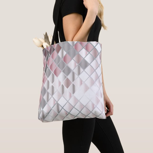 Glass Square Tote Bag (Close Up)