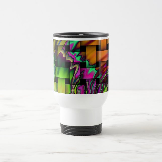 glass squares travel mug (Center)