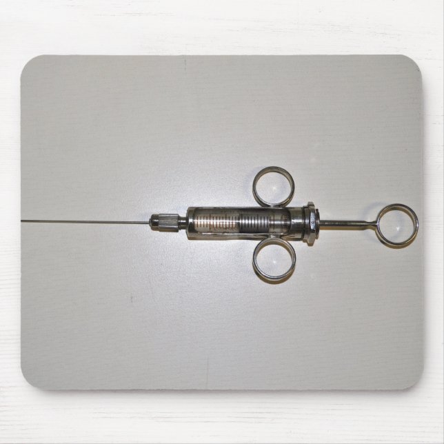 Glass Syringe Mousepad (Front)