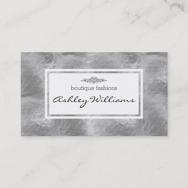 Glass | Texured Business Card (Front)