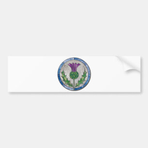 Glass Thistle Bumper Sticker