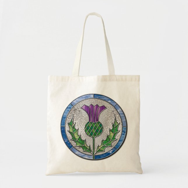 Glass Thistle Tote Bag (Front)