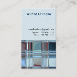 Glass Tiles Art Customisable Business Cards