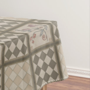 Glass tiles . tablecloth