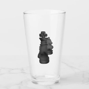 Glass Tumbler Chess 16 onz