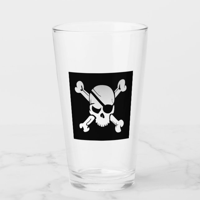 Glass Tumbler Pirates  (Front)
