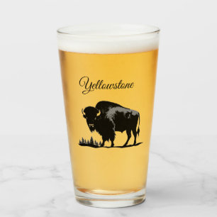 Glass Tumbler-Yellowstone Buffalo