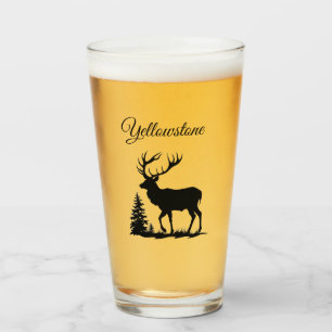 Glass Tumbler-Yellowstone Elk