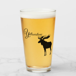 Glass Tumbler-Yellowstone Moose