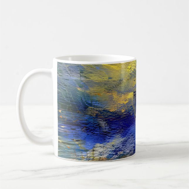 Glass Veil Awakening – Structural Reconstruction Coffee Mug (Left)